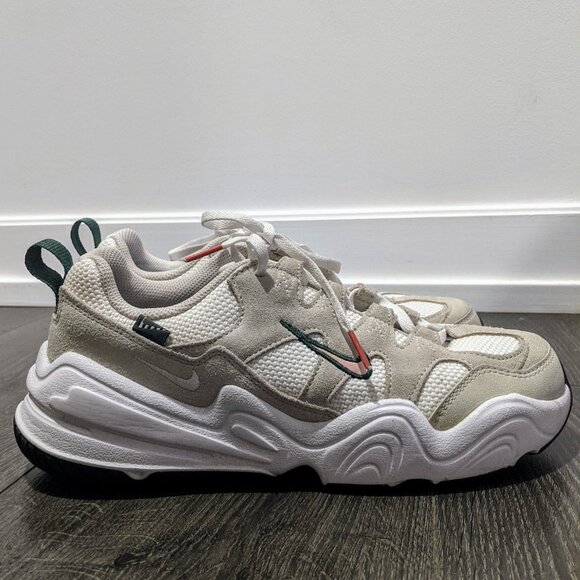 NIKE Tech Hera Sneakers in "Light Bone & Sakura Pink", SZ 8 - Picture 2 of 5